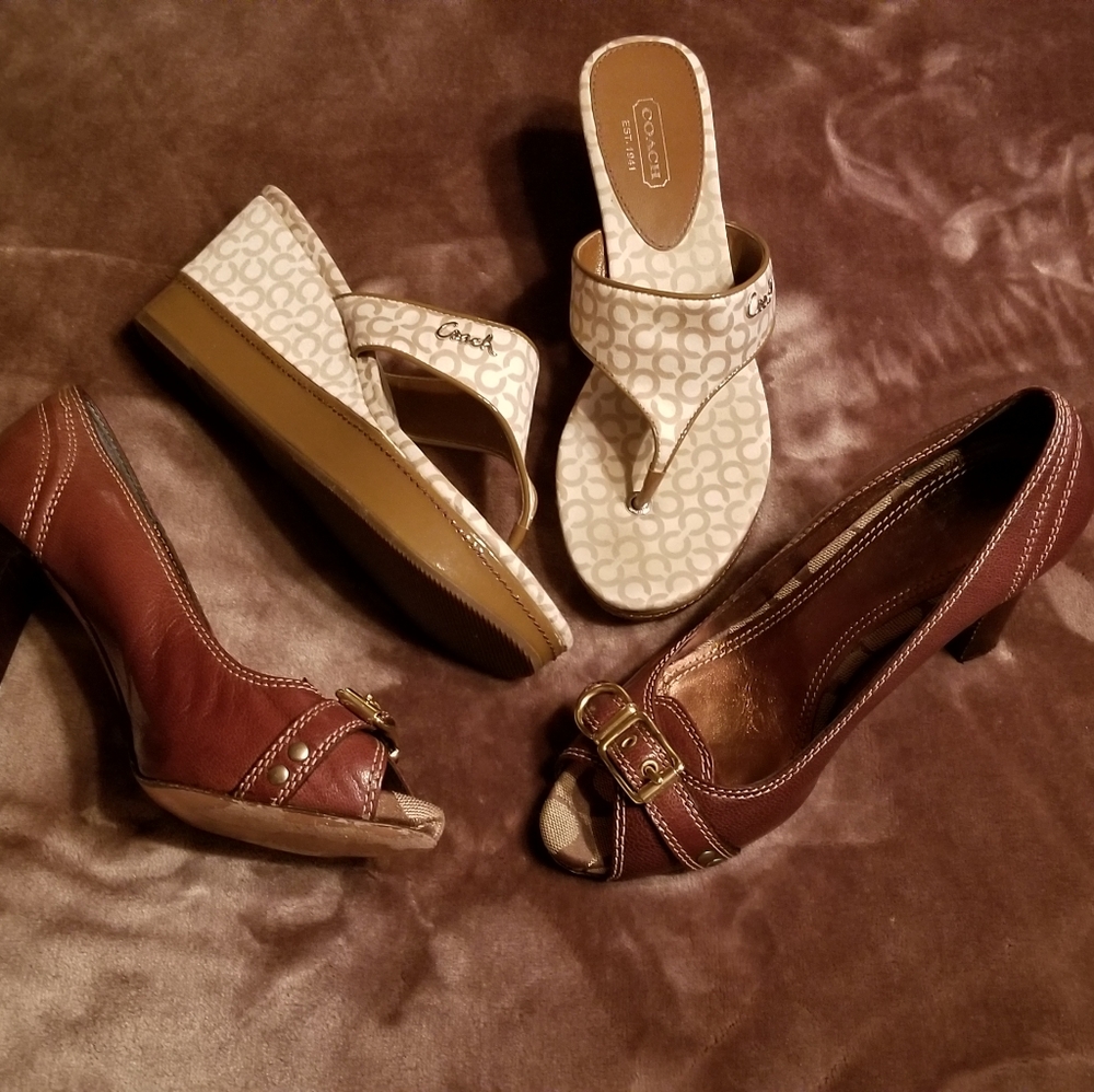 Worn Once.. ..Coach lot Size 6.5